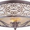 Deals ❤️ Maxim Mondrian 60W 2-Light Medium E-26 Base Incandescent Flushmount Ceiling Fixture in Umber Bronze 🌟 -Cheap Maxim Lighting Store Query 610
