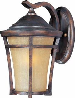 Flash Sale 🔥 Maxim Balboa 10 in. 100 W 1-Light Medium Lantern in Copper Oxide 👍