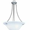Best Pirce ⌛ Maxim Malaga 24-1/2 in. 100W 3-Light Invert Bowl Pendant in Satin Nickel 👍 -Cheap Maxim Lighting Store Query 616