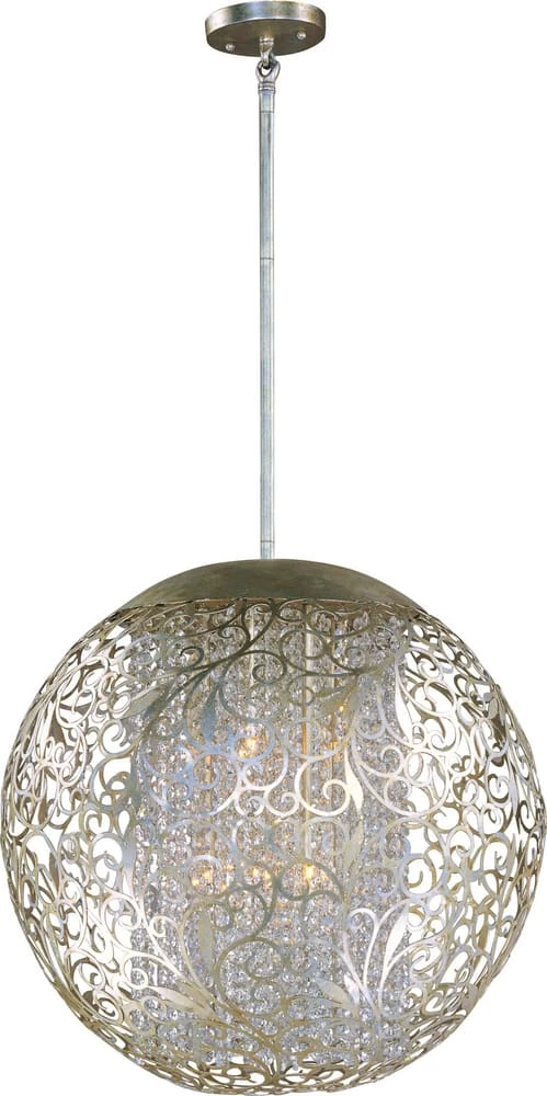 Hot Sale ๐ Maxim Arabesque 22 in. 40W 9-Light Pendant in Golden Silver ๐ฏ 3 Hot Sale ๐ Maxim Arabesque 22 in. 40W 9-Light Pendant in Golden Silver ๐ฏ