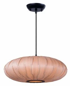 Best deal 🎉 Maxim Norwood 20 in 26W 1-Light Fluorescent Pendant in Black ✨