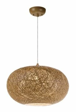 Wholesale 🔥 Maxim Bali 15 in. 60W 1-Light Medium E-26 Base Incandescent Chandelier in Natural 😀