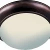 Cheapest 👍 Maxim Essentials 16-1/2 in. 60W 3-Light Medium E-26 Incandescent Flush Mount Ceiling Fixture in Oil Rubbed Bronze 🔥 -Cheap Maxim Lighting Store Query 647