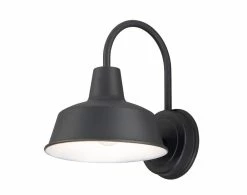 Best Sale 🎉 Maxim Pier M 60W 1-Light Medium E-26 Incandescent Outdoor Wall Sconce in Black 🥰