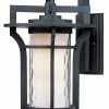 Deals ⭐ Maxim 19-1/4 in 13W 1-Light Fluorescent Outdoor Wall Lantern in Black Oxide 😀