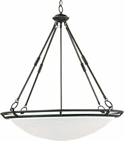 Best Sale ❤️ Maxim Stratus 30-1/2 in. 6-Light Pendant in Bronze 🎉