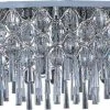 Top 10 🔔 Maxim Jewel 36 in. 25W 23-Light 2900K Xenon Bi-Pin G9 Flush Mount Ceiling Fixture in Polished Chrome ⌛