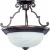 Budget ๐ฅ Maxim Signature 14 in. 3-Light Semi-Flushmount Ceiling Fixture in Oil Rubbed Bronze with Marble Glass Shade ๐ฅ 1 Budget ๐ฅ Maxim Signature 14 in. 3-Light Semi-Flushmount Ceiling Fixture in Oil Rubbed Bronze with Marble Glass Shade ๐ฅ -Cheap Maxim Lighting Store Query 693