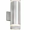 Hot Sale 🌟 Maxim Lightray 100W 2-Light Outdoor Wall Sconce in Brushed Aluminum ⭐ -Cheap Maxim Lighting Store Query 694