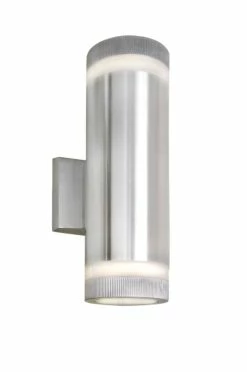Hot Sale 🌟 Maxim Lightray 100W 2-Light Outdoor Wall Sconce in Brushed Aluminum ⭐