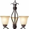 Outlet 🔔 Maxim Basix 15-3/4 in. 100W 3-Light Medium Incandescent Chandelier in Oil Rubbed Bronze ❤️