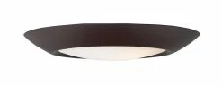 Top 10 🛒 Maxim Diverse LED 12.5W 1-Light Integrated LED Flush Mount Ceiling Fixture in Bronze 👏