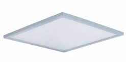 Cheap 🌟 Maxim Wafer 15 in. 36W 1-Light 3000K LED Square Flush Mount Ceiling Fixture in Satin Nickel 🥰
