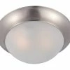 Brand new 😉 Maxim Essentials 60W 1-Light Medium E-26 Incandescent Flush Mount Ceiling Fixture in Satin Nickel 👏 1 Brand new 😉 Maxim Essentials 60W 1-Light Medium E-26 Incandescent Flush Mount Ceiling Fixture in Satin Nickel 👏 -Cheap Maxim Lighting Store Query 738