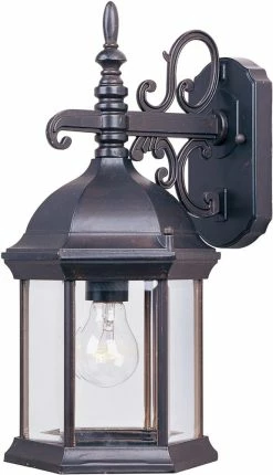 Buy 🔥 Maxim Builder Cast 16 x 8 in. 100W 1-Light Outdoor Wall Lantern in Empire Bronze 🎉