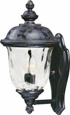 Cheap ✨ Maxim Carriage House 16 in. 40W 2-Light Outdoor Wall Sconce in Oriental Bronze 💯