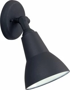 Wholesale 🔥 Maxim Spots 75W 1-Light Medium E-26 Incandescent Outdoor Wall Sconce in Black ⌛
