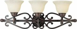 Top 10 🌟 Maxim Manor 9-1/2 in. 100 W 3-Light Medium Vanity in Oil Rubbed Bronze ⌛