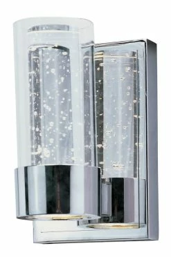 Cheapest 🔥 Maxim Sync 2.4W 2-Light Base LED Vanity Light in Polished Chrome ⭐