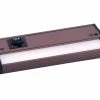 Buy 🎉 Maxim CounterMax 6 in. 3W 1-Light Integrated LED Under Cabinet Lighting in Bronze 🛒