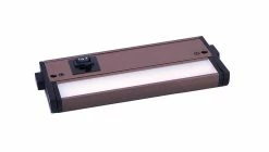 Buy 🎉 Maxim CounterMax 6 in. 3W 1-Light Integrated LED Under Cabinet Lighting in Bronze 🛒